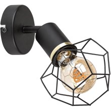 Rabalux - Настенный светильник 1xE27/40W/230V диаметр 12 см черный