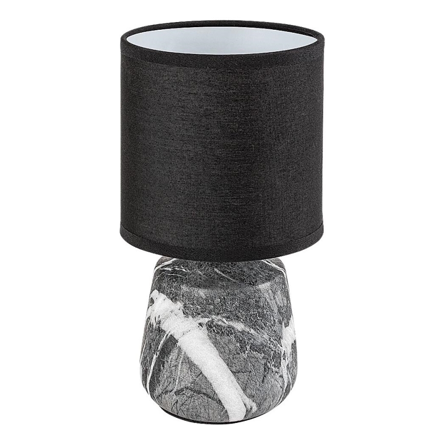 Rabalux - Настільна лампа 1xE14/40W/230V чорна/мармуровий декор