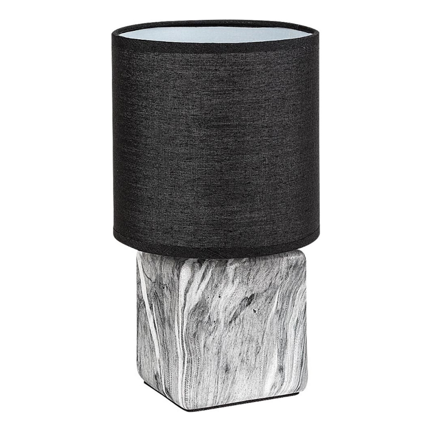 Rabalux - Настольная лампа 1xE14/40W/230V чёрная/декор мрамора