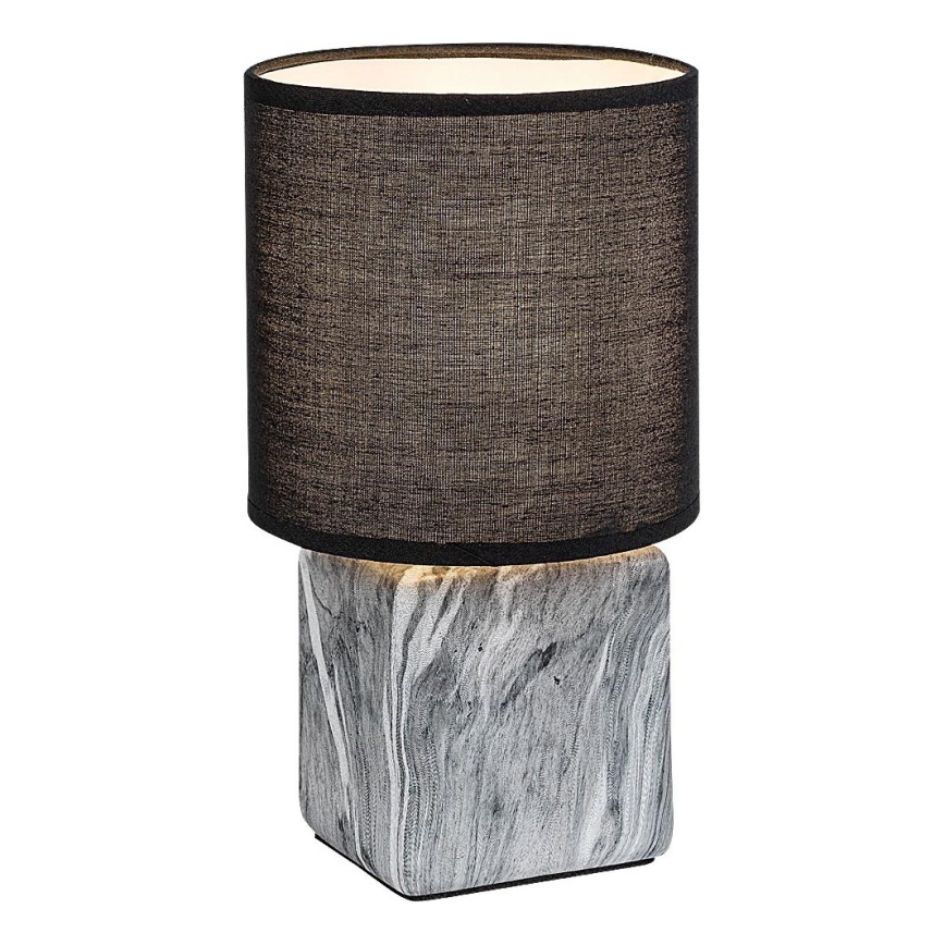 Rabalux - Настольная лампа 1xE14/40W/230V чёрная/декор мрамора