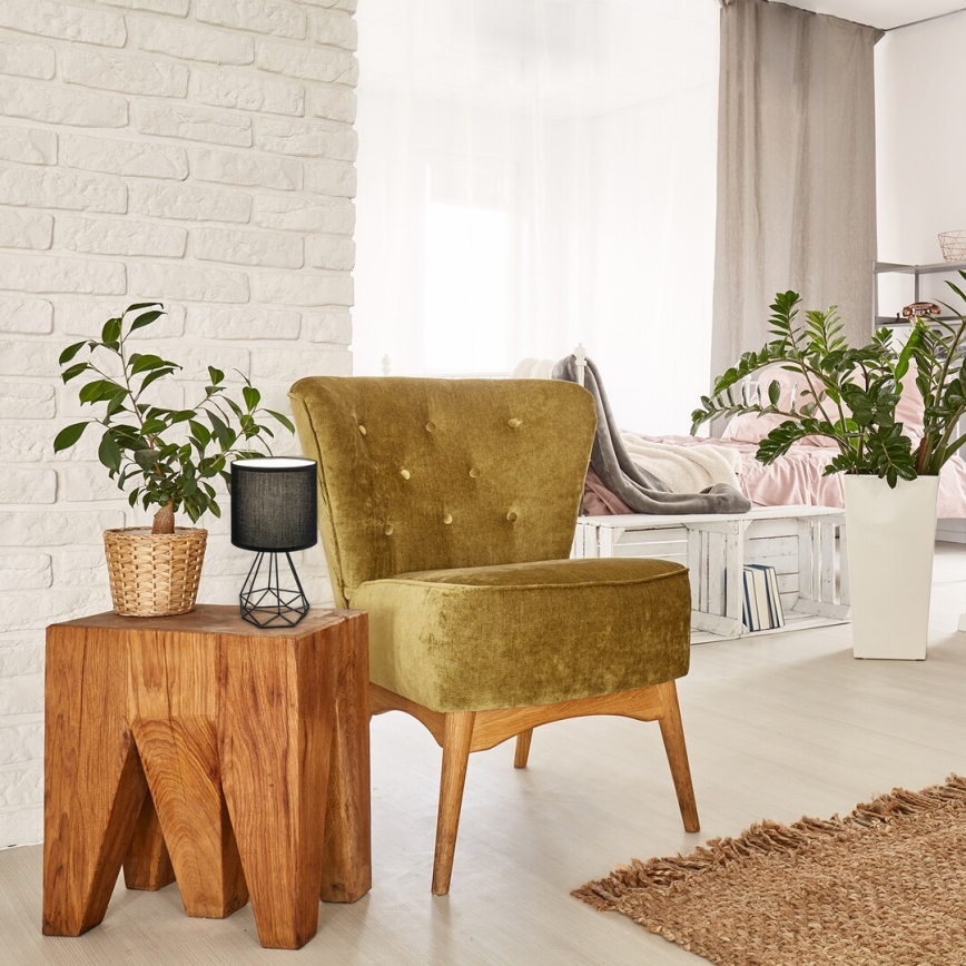 Rabalux - Настольная лампа E14/40W/230V черный