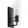 Rabalux - Настінний світильник для ванної кімнати 1xE14/12W/230V IP44 чорний