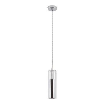 Rabalux - Подвесная люстра 1xGU10/50W/230V прозрачный/блестящий хром