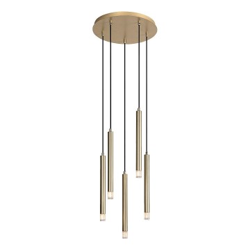 Rabalux - Подвесная люстра 5xG9/5W/230V золотистый
