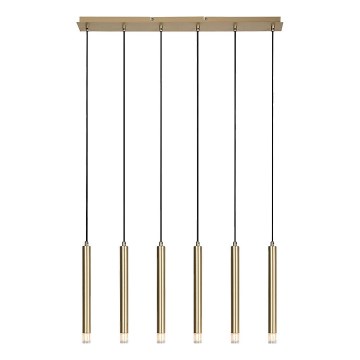 Rabalux - Подвесная люстра 6xG9/5W/230V золотистый