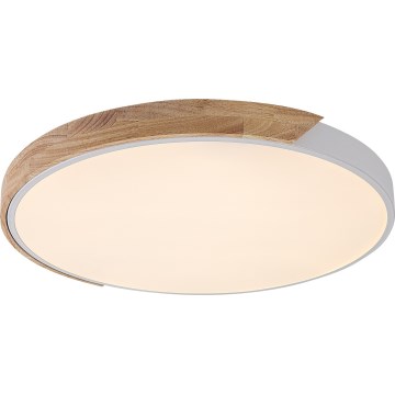 Rabalux - потолочный светильник LED/40 Вт/230 В 3000/4000/6500 К белый/дубовый диаметр 61 см