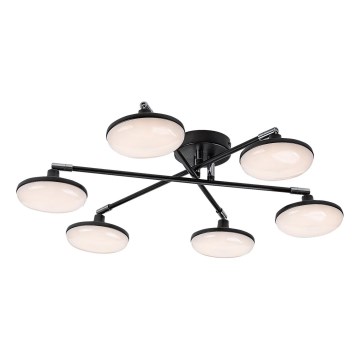Rabalux - Пристельова LED люстра 6xLED/4W/230V 3000K чорний