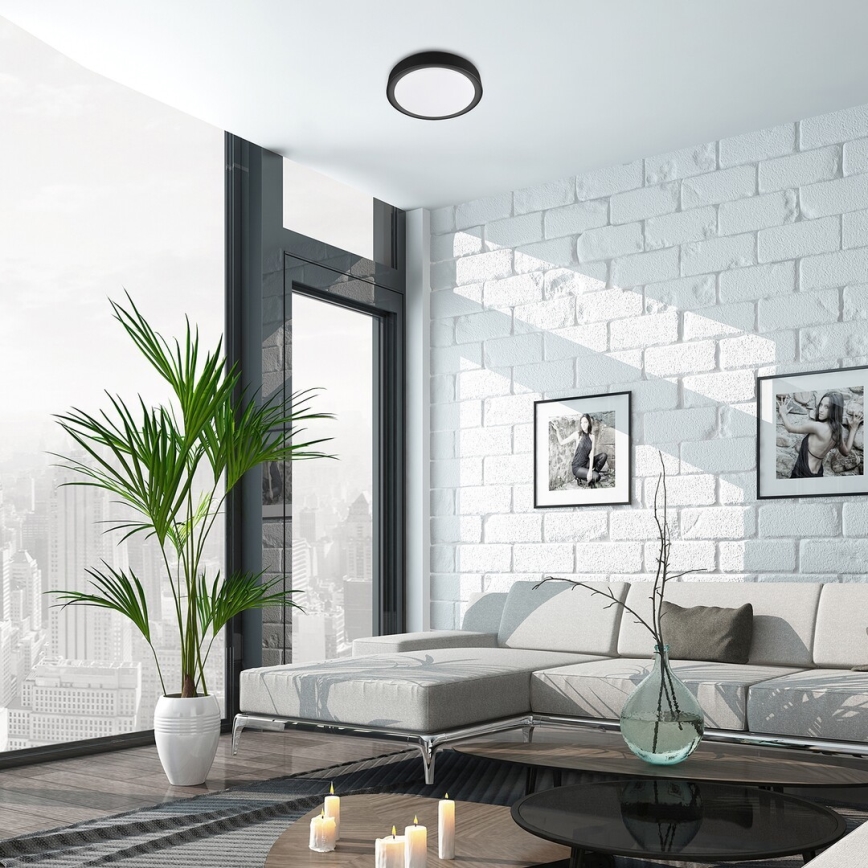 Rabalux - LED RGB потолочный светильник с регулировкой яркости и датчиком, 28 Вт/230 В, 2700–5000 К, диаметр 36 см + пульт дистанционного управления