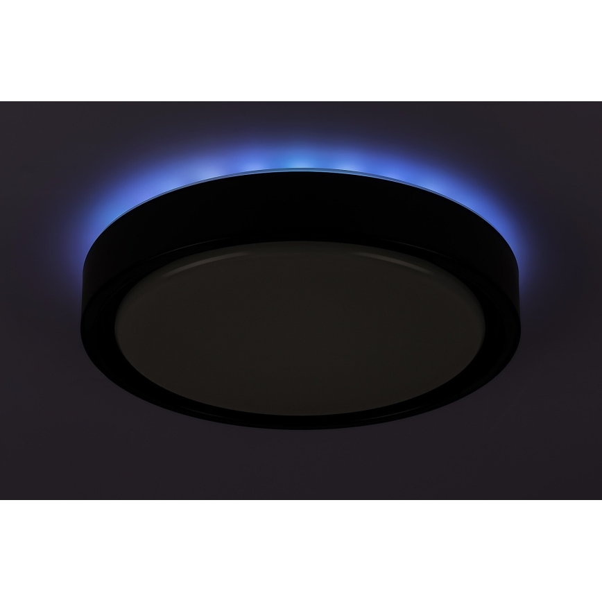 Rabalux - LED RGB потолочный светильник с регулировкой яркости и датчиком, 28 Вт/230 В, 2700–5000 К, диаметр 36 см + пульт дистанционного управления