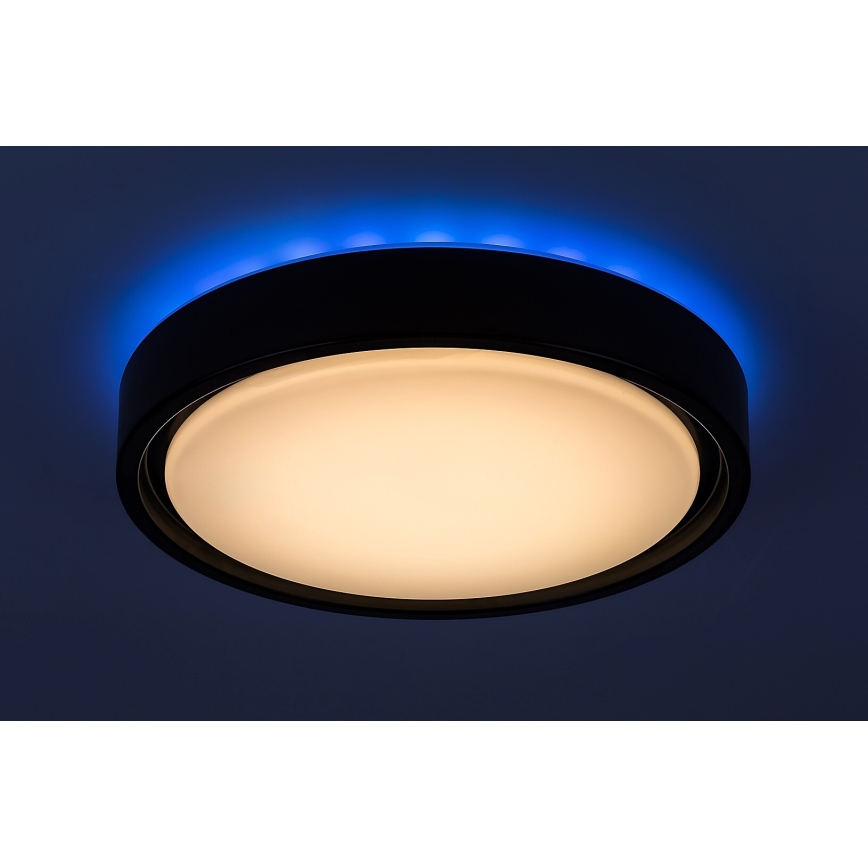 Rabalux - LED RGB потолочный светильник с регулировкой яркости и датчиком, 28 Вт/230 В, 2700–5000 К, диаметр 36 см + пульт дистанционного управления