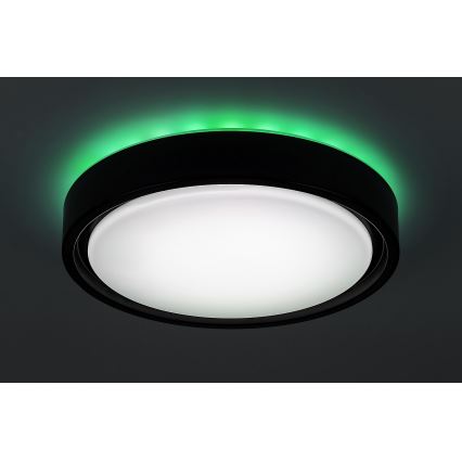 Rabalux - LED RGB потолочный светильник с регулировкой яркости и датчиком, 28 Вт/230 В, 2700–5000 К, диаметр 36 см + пульт дистанционного управления