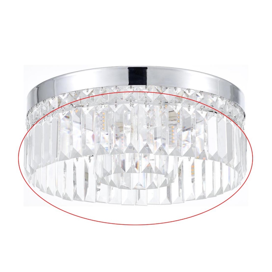 Rabalux - Сменное стекло для потолочного светильника SYBIL G9, Ø 35 см