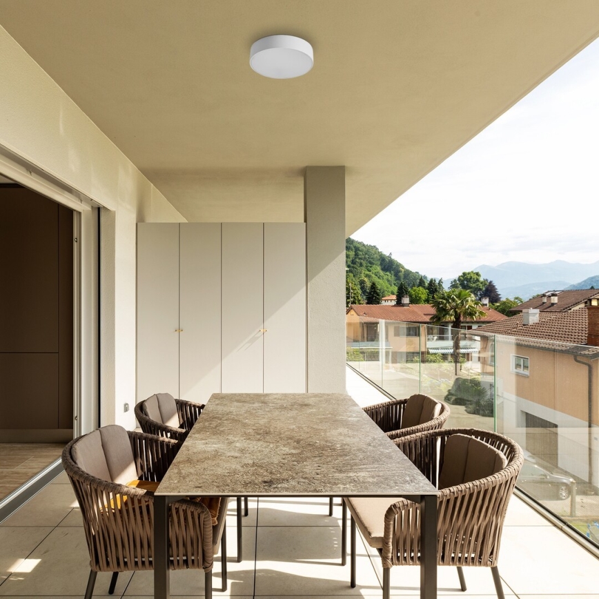 Rabalux - Стельовий LED світильник для ванної LED/18W/230V 3000-6000K IP44 білий