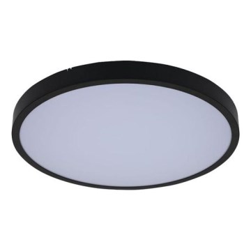 Rabalux - Стельовий LED світильник для ванної з регулюванням яскравості LED/24W/230V 3000-6000K IP44 діаметр 35,5 cm чорний + пульт дистанційного керування