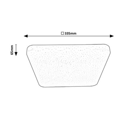 Rabalux - Стельовий LED світильник LED/18W/230V