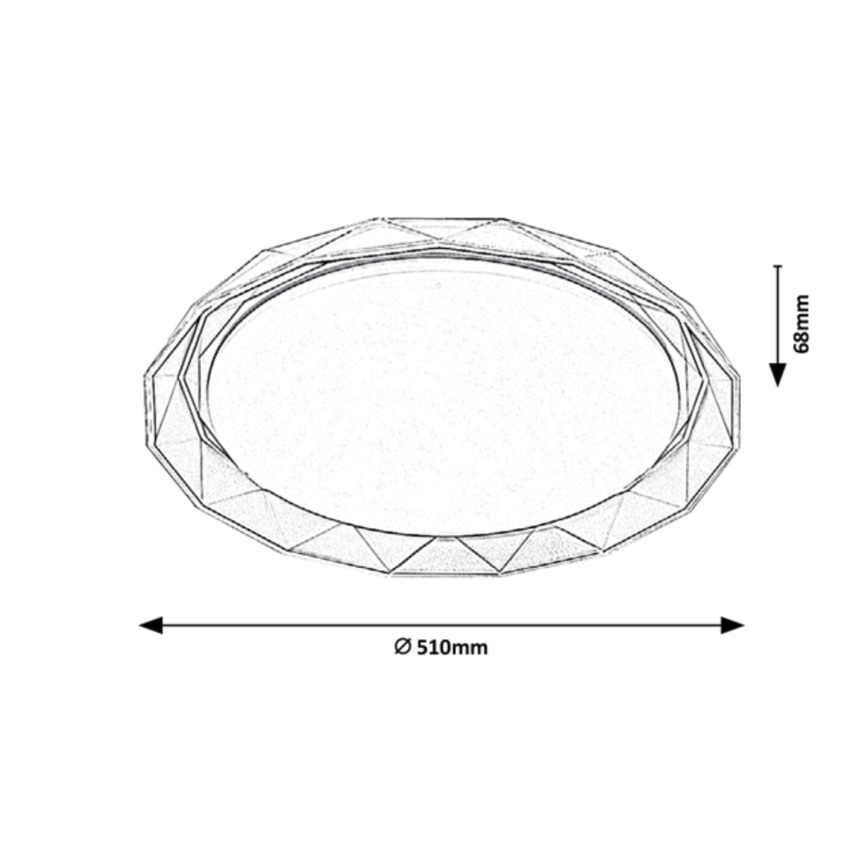 Rabalux - Стельовий LED світильник LED/48W/230V