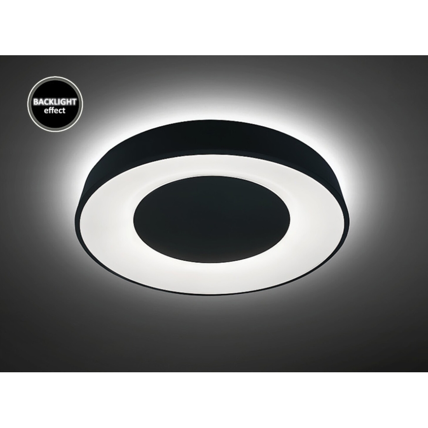 Rabalux - Стельовий LED світильник з регулюванням яскравості LED/38W/230V чорний + ДК 3000-6500K