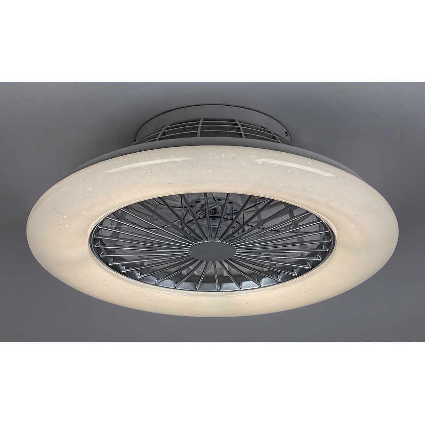 Rabalux - Стельовий LED світильник з вентилятором та регулюванням яскравості LED/30W/230V 3000-6500K + пульт дистанційного керування