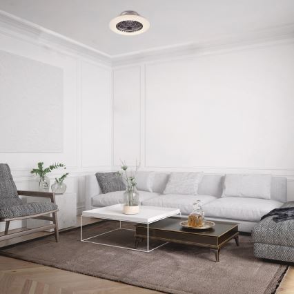 Rabalux - Стельовий LED світильник з вентилятором та регулюванням яскравості LED/30W/230V 3000-6500K + пульт дистанційного керування