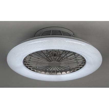Rabalux - Стельовий LED світильник з вентилятором та регулюванням яскравості LED/30W/230V 3000-6500K + пульт дистанційного керування