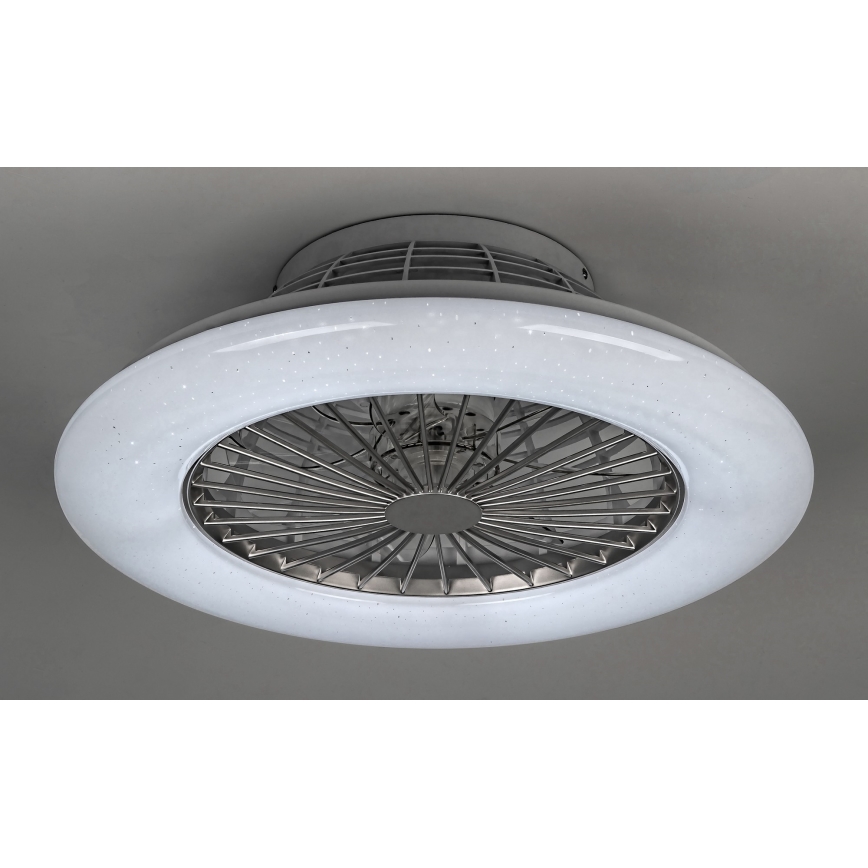 Rabalux - Стельовий LED світильник з вентилятором та регулюванням яскравості LED/30W/230V 3000-6500K + пульт дистанційного керування