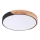 Rabalux - стельовий світильник LED/24W/230V, чорний/дуб, діаметр 41,5 см