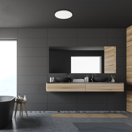 Rabalux - LED стельовий світильник для ванної кімнати LED/20W/230V IP44, діаметр 29 см