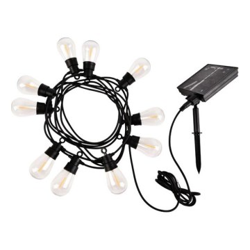 Rabalux - Светодиодная гирлянда на солнечной батарее LED/3,6W/3,7V 6,5 м 1200mAh IP44