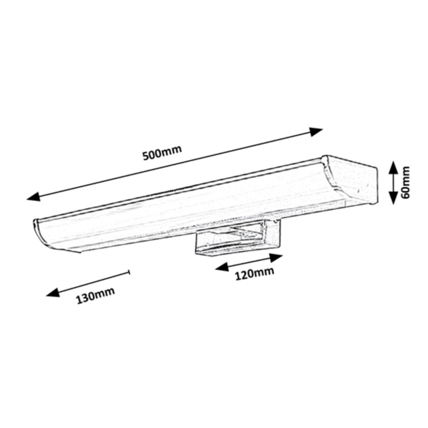 Rabalux - Светодиодная подсветка для зеркала в ванной комнате LED/7,5W/230V IP44