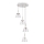 Rabalux - Светодиодная подвесная люстра AVIANA 4xLED/6W/230V