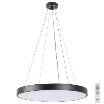 Rabalux - Светодиодная подвесная люстра с регулированием яркости LED/60W/230V 3000-6000K черный + дистанционное управление