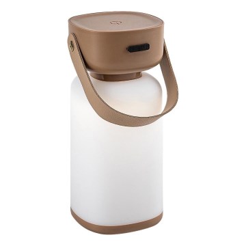 Rabalux - Светодиодная уличная аккумуляторная сенсорная настольная лампа с регулированием яркости LED/3W/5V IP44 коричневый