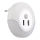 Rabalux - Светодиодный ночник в розетку с датчиком 2xUSB LED/13,9W/230V 3000K