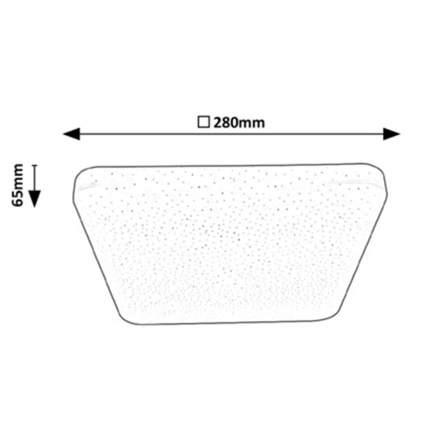 Rabalux - Светодиодный потолочный светильник LED/12W/230V