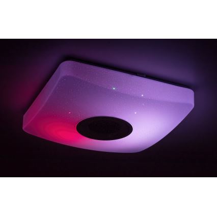 Rabalux - Светодиодный потолочный RGB-светильник с регулированием яркости и датчиком LED/18W/230V 3000-6000K Bluetooth + дистанционное управление