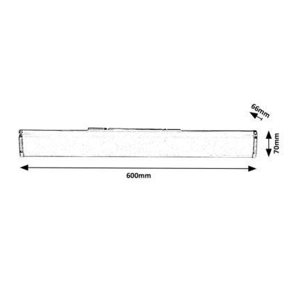 Rabalux - Светодиодный потолочный светильник для ванной комнаты LED/14W/230V IP44