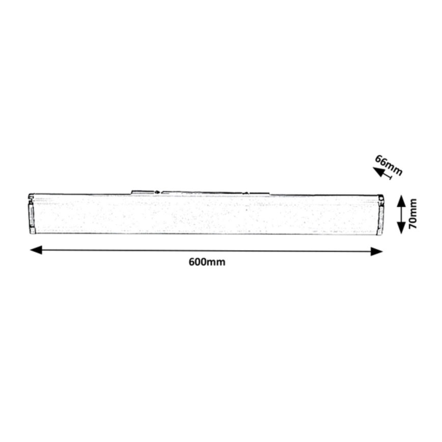 Rabalux - Светодиодный потолочный светильник для ванной комнаты LED/14W/230V IP44