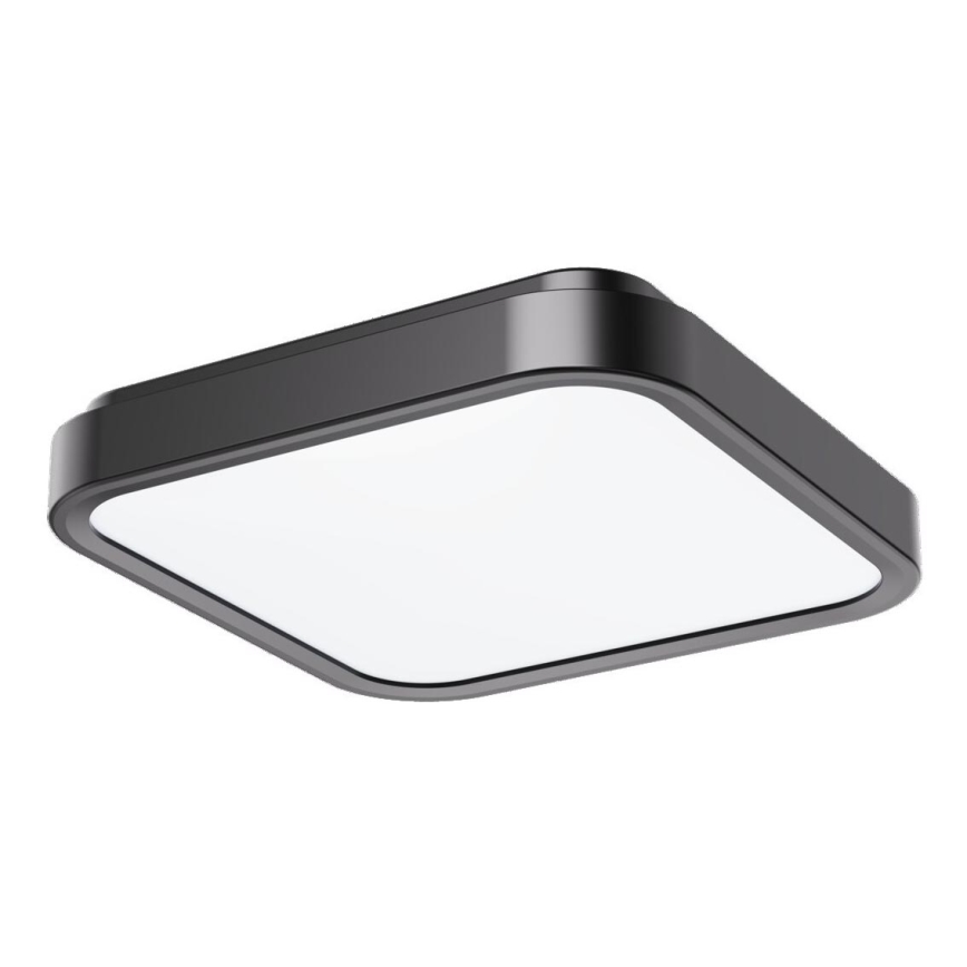 Rabalux - Светодиодный потолочный светильник для ванной комнаты LED/18W/230V IP44 4000K 25x25 см черный