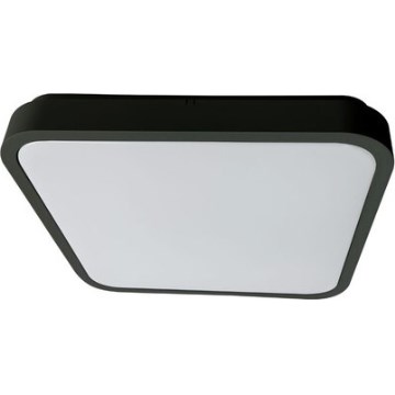 Rabalux - Светодиодный потолочный светильник для ванной комнаты LED/24W/230V 3000/4000/6000K IP44 29x29 см черный