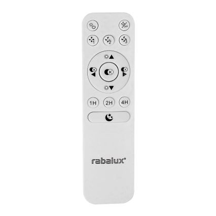 Rabalux - Светодиодный потолочный светильник с регулированием яркости и вентилятором LED/30W/230V 3000-6500K + дистанционное управление