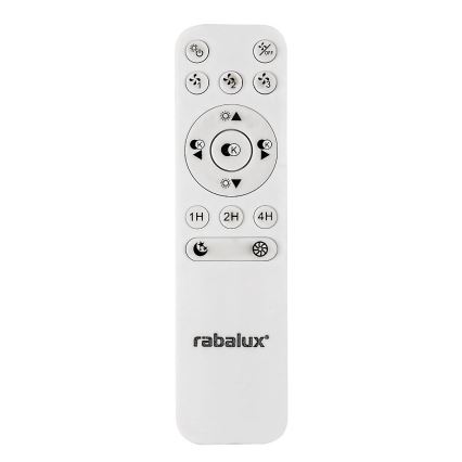 Rabalux - Светодиодный потолочный светильник с регулированием яркости и вентилятором LED/40W/230V 3000-6500K + дистанционное управление