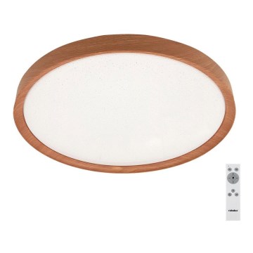 Rabalux - Светодиодный потолочный светильник с регулированием яркости LED/50W/230V 3000-6500K бук + дистанционное управление