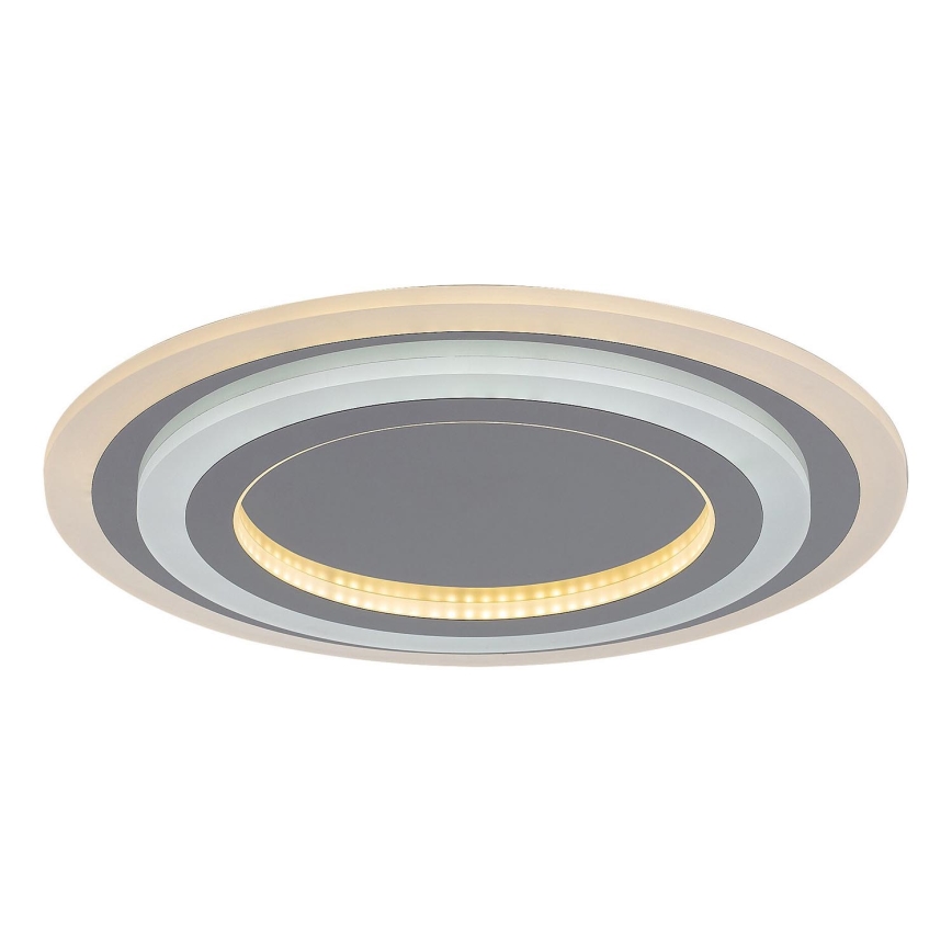 Rabalux - Светодиодный потолочный светильник с регулированием яркости LED/56W/230V 3000/4000/6000K матовый хром + дистанционное управление