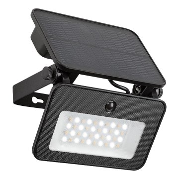 Rabalux - Светодиодный солнечный прожектор с датчиком LED/6W/3,7V 3000/4000/6500K IP65 2200 мАч