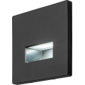 Rabalux - Светодиодный светильник для лестницы LED, 1 Вт, 230 В, 3000/4500/6500 К, чёрный