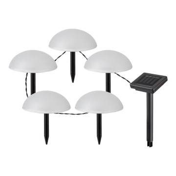 Rabalux - Светодиодный светильник на солнечной батарее 5xLED/0,2W/1,2V IP44 600 mAh