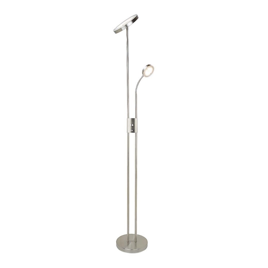 Rabalux - Светодиодный торшер с регулированием яркости LED/18,5W/230V + LED/4,5W матовый хром