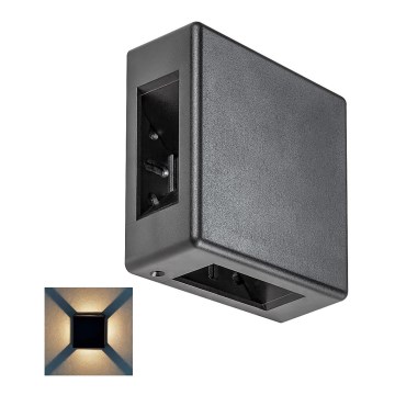 Rabalux - Светодиодный уличный настенный светильник LED/6W/230V IP54 черный