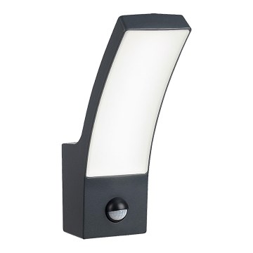 Rabalux - Светодиодный уличный настенный светильник с датчиком 12W/230V IP44