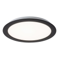 Rabalux - Светодиодный встроенный светильник LED/18W/230V диаметр 22 см черный